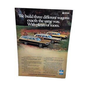1972 Chrysler Plymouth Station Wagons Cars Original Print ad 70s